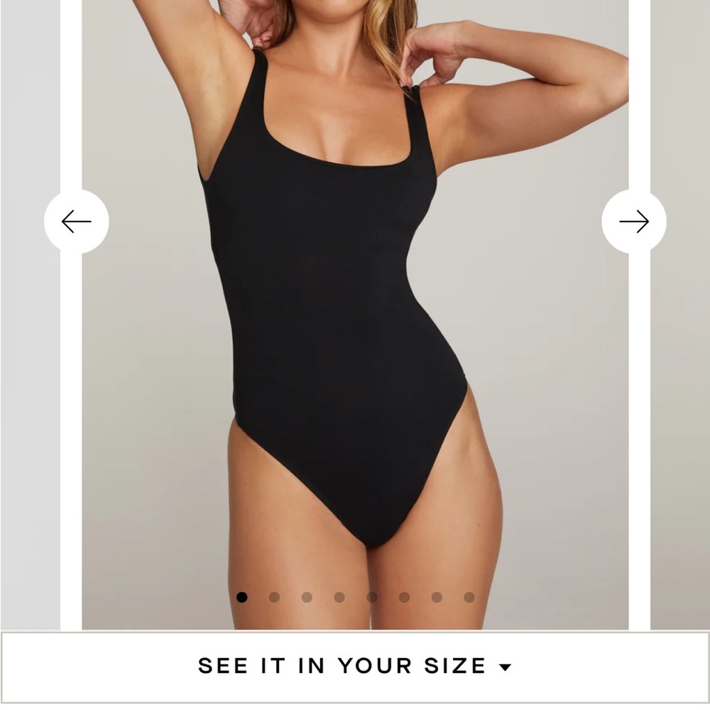 Good American “Good form” bodysuit black size 2 NWT